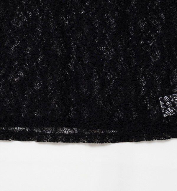 NOLLEY'S「ウォッシャブル袖フレアレースロンＴ」|Tシャツ・カットソー|