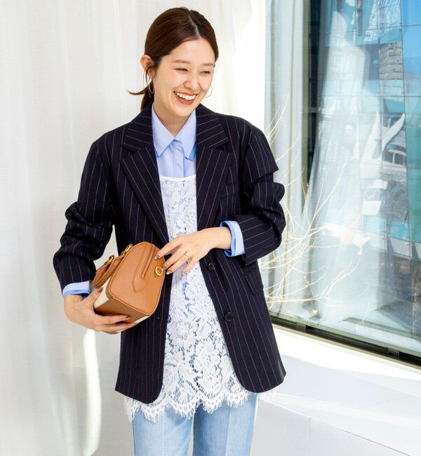 NOLLEY'S「ウォッシャブルレースビスチェ」|キャミソール|