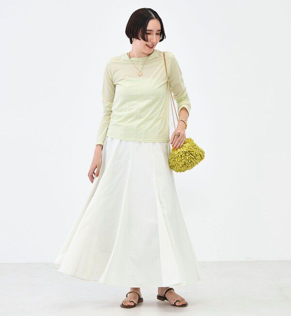 NOLLEY'S「ウォッシャブル綿ナイロンシアーロンＴ」|Tシャツ・カットソー|