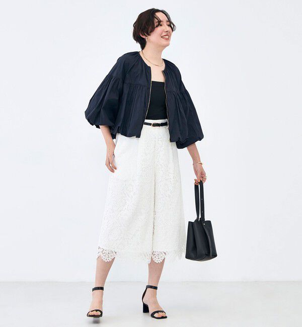 NOLLEY'S「ウォッシャブル撥水ポケッタブルボリュームブルゾン」|ブルゾン・スタジャン|