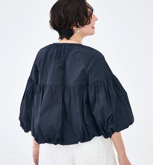 NOLLEY'S「ウォッシャブル撥水ポケッタブルボリュームブルゾン」|ブルゾン・スタジャン|