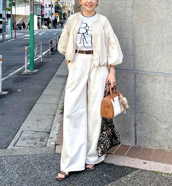 NOLLEY'S「ウォッシャブル撥水ポケッタブルボリュームブルゾン」|ブルゾン・スタジャン|