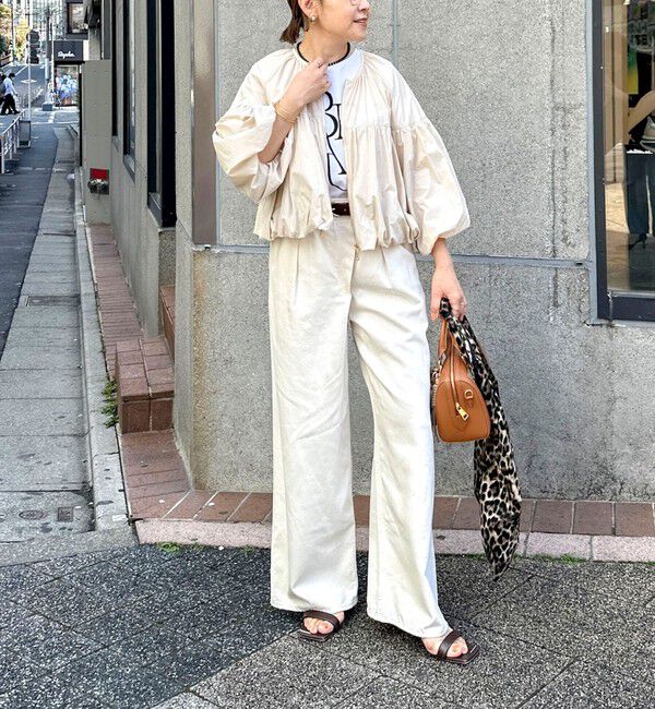 NOLLEY'S「ウォッシャブル撥水ポケッタブルボリュームブルゾン」|ブルゾン・スタジャン|