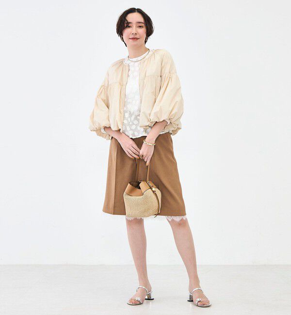 NOLLEY'S「ウォッシャブル撥水ポケッタブルボリュームブルゾン」|ブルゾン・スタジャン|