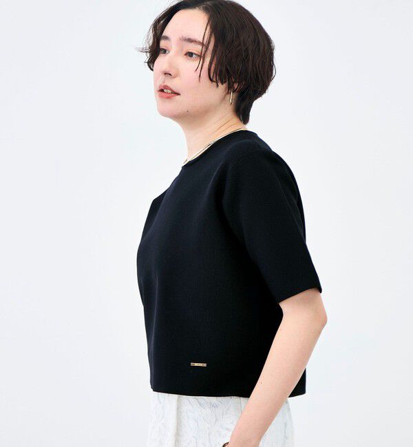 NOLLEY'S「《手洗い可能》ホールガーメントニットＴ」|ニット・セーター|