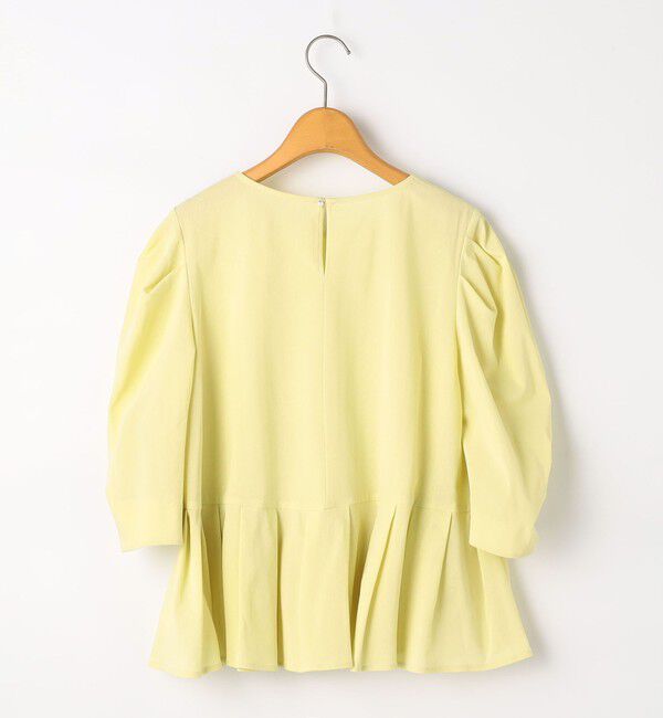 NOLLEY'S「ウォッシャブルサラドラトリコットペプラムブラウス」|シャツ・ブラウス|