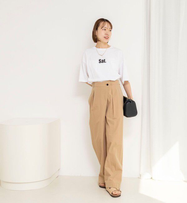 NOLLEY'S「【一部WEB限定サイズ】ウォッシャブル撥水ワイドラップパンツ」|その他|