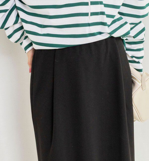 NOLLEY'S「【WEB限定】ウォッシャブルソフトリブスマートスカート」|タイト|