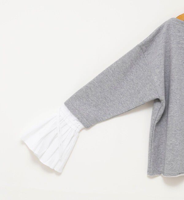 NOLLEY'S「【WEB限定】ウォッシャブルシャツスリーブスウェットプルオーバー」|Tシャツ・カットソー|