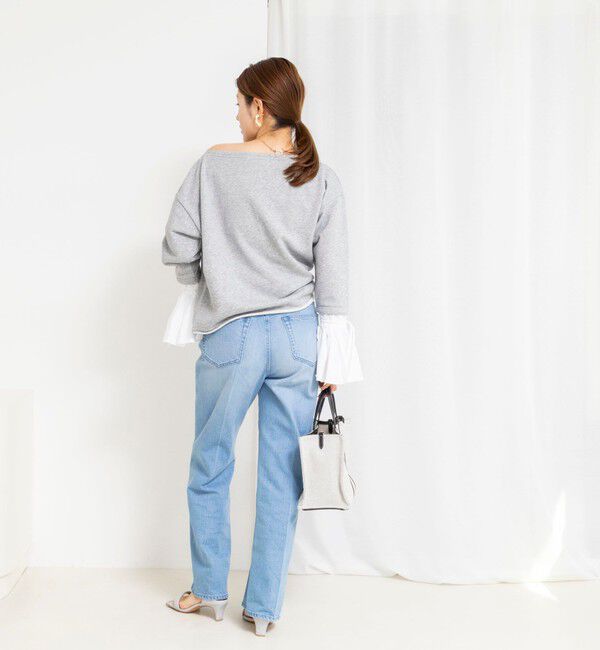 NOLLEY'S「【WEB限定】ウォッシャブルシャツスリーブスウェットプルオーバー」|Tシャツ・カットソー|