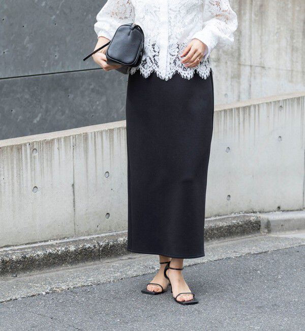 NOLLEY'S「【WEB限定】ウォッシャブルダンボールタイトスカート」|タイト|