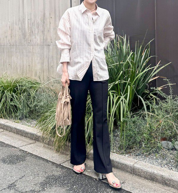 NOLLEY'S sophi「ウォッシャブルカットジョーゼットスリットパンツ」|その他|