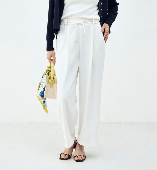 NOLLEY'S「《セットアップ対応》ウォッシャブルイージーツイルセミワイドパンツ」|その他|