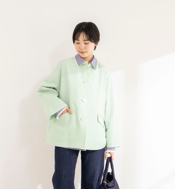 NOLLEY'S「【Traditional WeatherWear】LINTON N/C SHORT」|ノーカラージャケット|