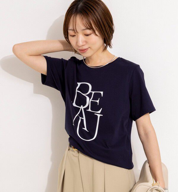 NOLLEY'S「ウォッシャブルプリントT」|Tシャツ・カットソー|