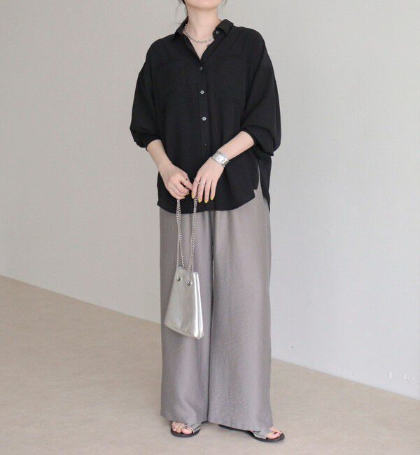 fredy emue「とろみカシュクールシャツ」|シャツ・ブラウス|