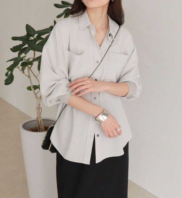 fredy emue「とろみカシュクールシャツ」|シャツ・ブラウス|