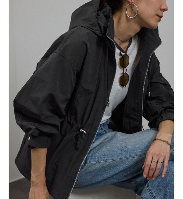 SALON adam et rope'「【WEB限定】リップストップフードブルゾン/スタンドカラーマウンテンパーカー［軽量］」|ブルゾン・スタジャン|