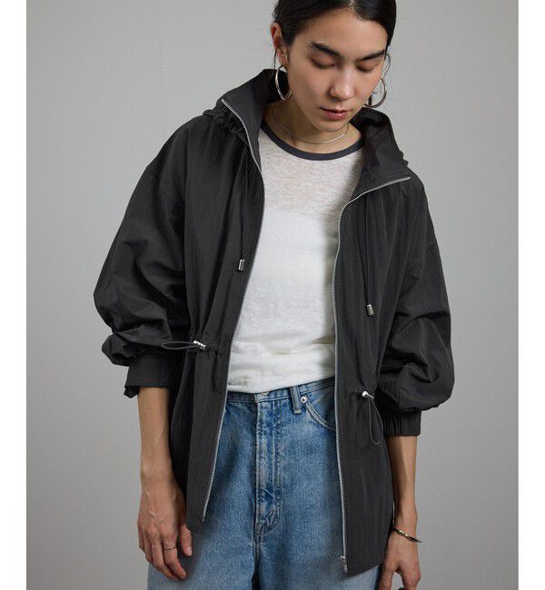 SALON adam et rope'「【WEB限定】リップストップフードブルゾン/スタンドカラーマウンテンパーカー［軽量］」|ブルゾン・スタジャン|