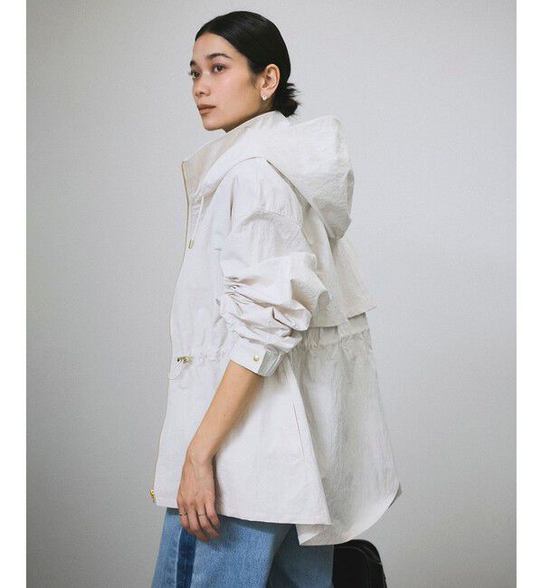 SALON adam et rope'「【WEB限定】リップストップフードブルゾン/スタンドカラーマウンテンパーカー［軽量］」|ブルゾン・スタジャン|