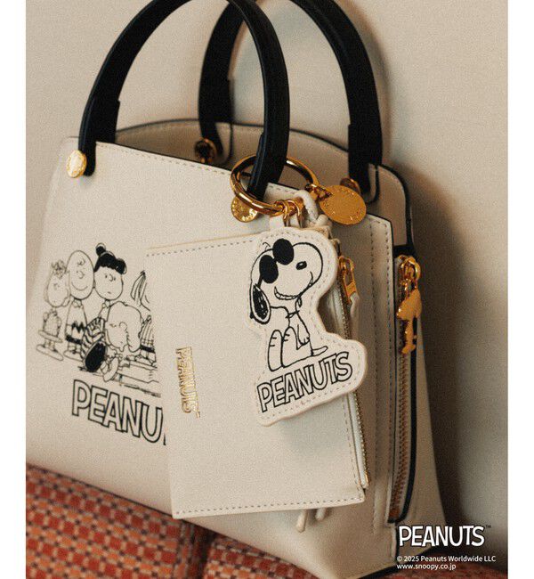 ROPE「【WEB限定/一部店舗限定】【E'POR&times;PEANUTS】別注 ポーチ付き ART CHARM」|チャーム・キーホルダー|