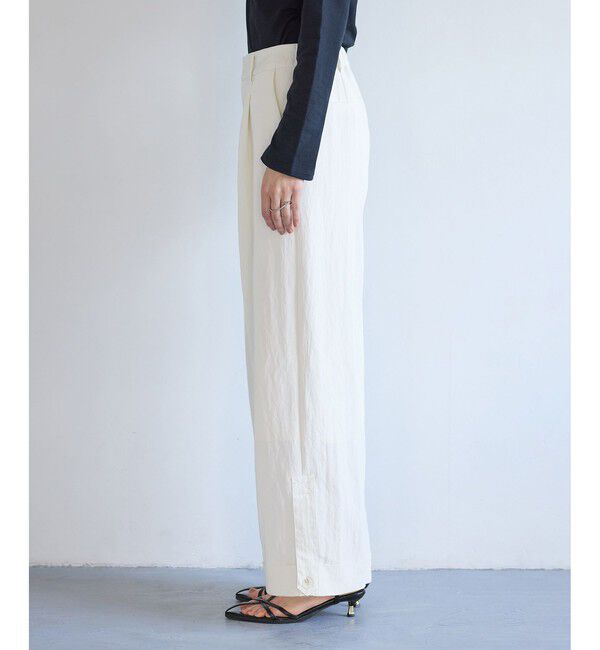 VIS「エアタンロールアップパンツ/イージーケア・防シワ」|チノ|