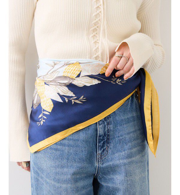 VIS「アソート柄スカーフ 90cm」|バンダナ・スカーフ|