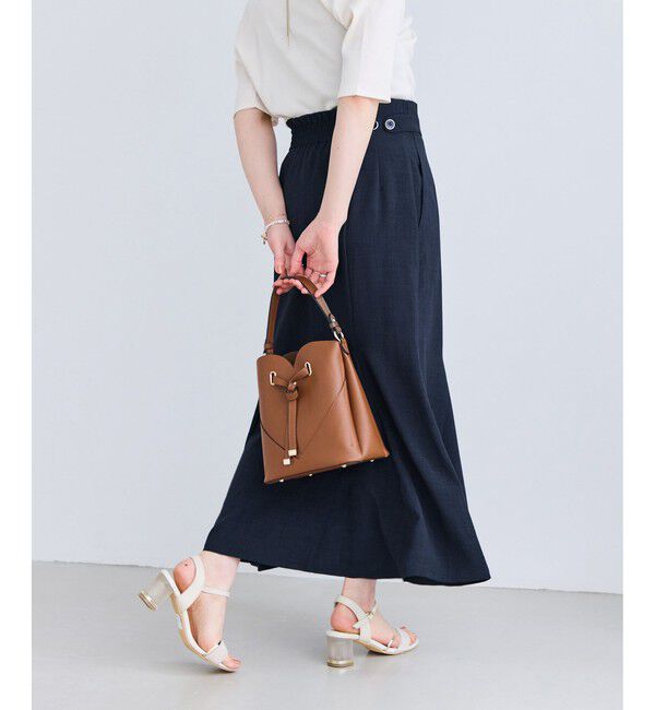 VIS「美easyリネンライクマーメイドスカート/イージーケア・接触冷感・セットアップ対応」|スカート|
