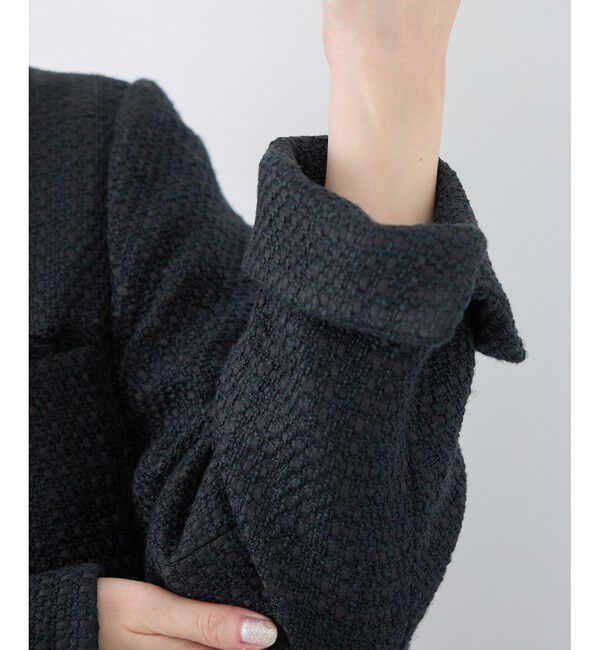 Rope&rsquo;Picnic「セレモニー・通勤対応/ツイードジャケット/リンクコーデ」|ノーカラージャケット|