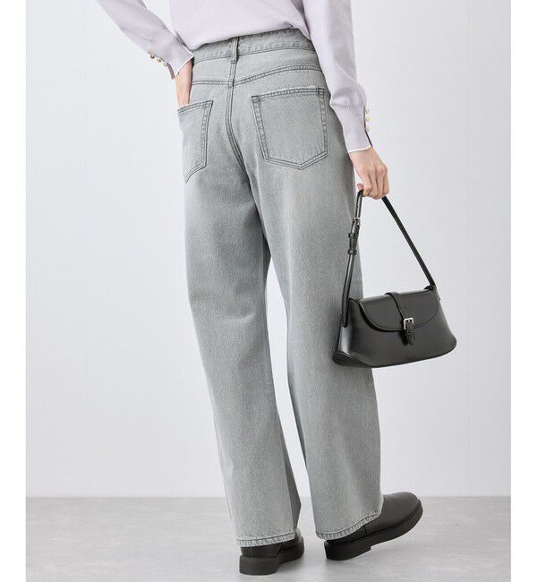 Rope&rsquo;Picnic「【emur/エミュール】ワイドストレートデニムパンツ」|デニム|