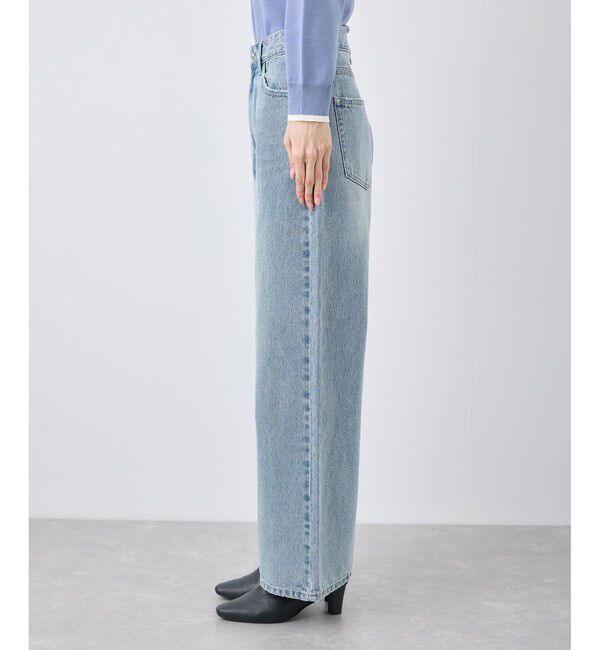 Rope&rsquo;Picnic「【emur/エミュール】ワイドストレートデニムパンツ」|デニム|