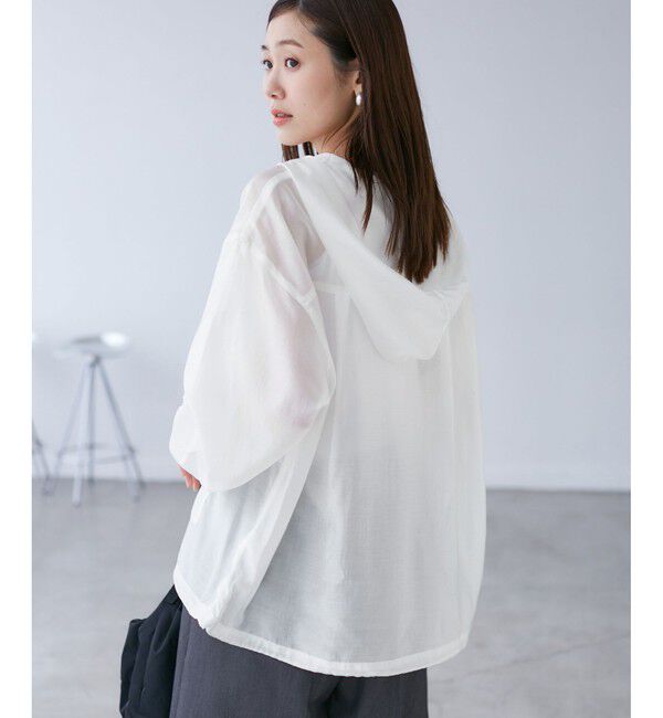 Rope&rsquo;Picnic「【emur/エミュール】エアリーローンアノラックパーカー」|ブルゾン・スタジャン|