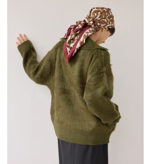 Rope&rsquo;Picnic「【WEB限定】Wジップシャギーニットブルゾン」|ブルゾン・スタジャン|