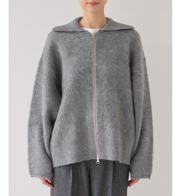 Rope&rsquo;Picnic「【WEB限定】Wジップシャギーニットブルゾン」|ブルゾン・スタジャン|