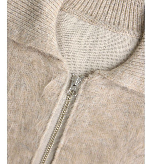 Rope&rsquo;Picnic「【WEB限定】Wジップシャギーニットブルゾン」|ブルゾン・スタジャン|