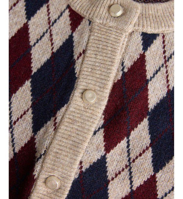 Rope&rsquo;Picnic「アーガイル柄アソートカーディガン」|カーディガン|