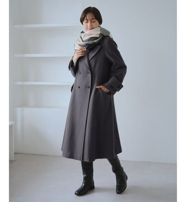 Rope&rsquo;Picnic「JAPAN FABRIC ダブルチェスターコート/一部WEB限定カラー」|チェスターコート|