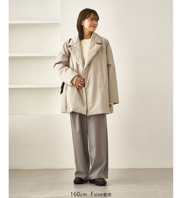 Rope&rsquo;Picnic「2WAY中綿テーラードコート」|ダウン|
