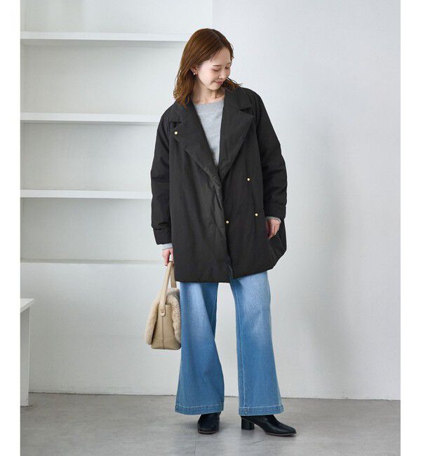 Rope&rsquo;Picnic「2WAY中綿テーラードコート」|ダウン|