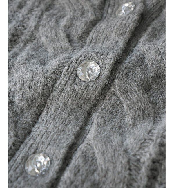 Rope&rsquo;Picnic「ゆるケーブル編みVネックニットカーディガン」|カーディガン|