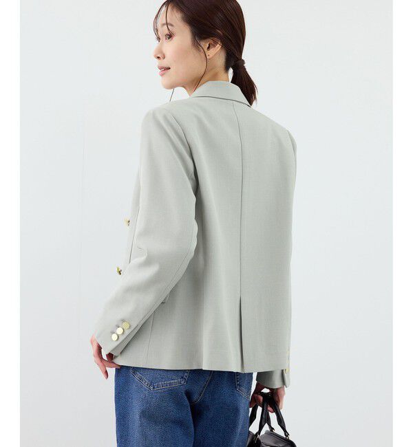 Rope&rsquo;Picnic「クリアツイル金ボタンジャケット/入卒式・セレモニー・セットアップ対応」|テーラードジャケット|