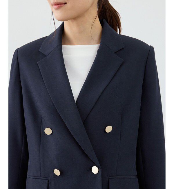 Rope&rsquo;Picnic「クリアツイル金ボタンジャケット/入卒式・セレモニー・セットアップ対応」|テーラードジャケット|