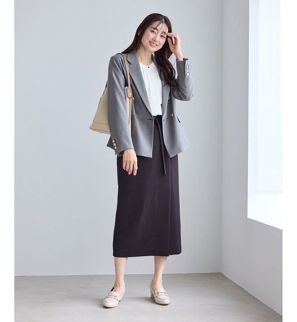 Rope&rsquo;Picnic「クリアツイル金ボタンジャケット/入卒式・セレモニー・セットアップ対応」|テーラードジャケット|