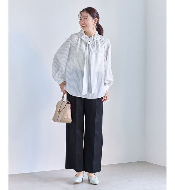 Rope&rsquo;Picnic「ウエストタックチノパンツ」|チノ|