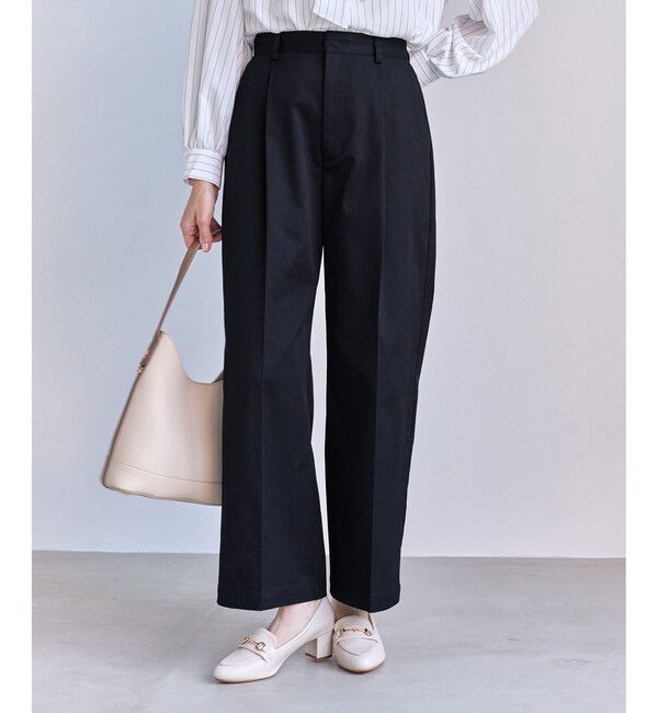 Rope&rsquo;Picnic「ウエストタックチノパンツ」|チノ|