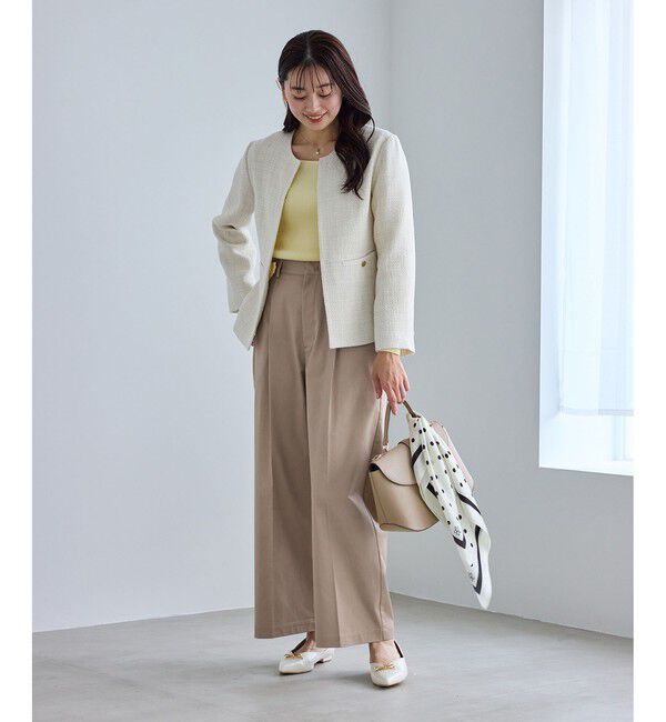 Rope&rsquo;Picnic「ウエストタックチノパンツ」|チノ|