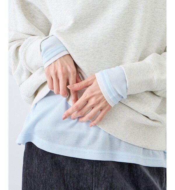 Rope&rsquo;Picnic「レイヤード風シアーロングスリーブTシャツ」|Tシャツ・カットソー|