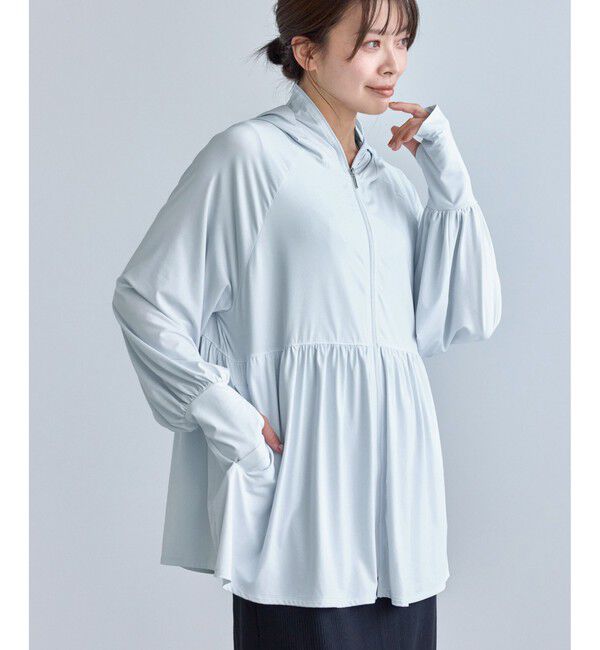 ROPE PICNIC PASSAGE「【WEB限定カラー】絶対焼けたくないUVパーカー/UVカット・接触冷感」|パーカー|