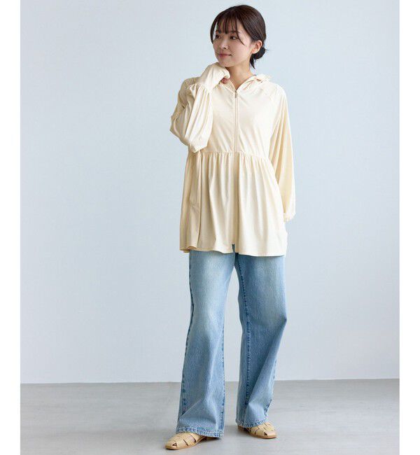 ROPE PICNIC PASSAGE「【WEB限定カラー】絶対焼けたくないUVパーカー/UVカット・接触冷感」|パーカー|