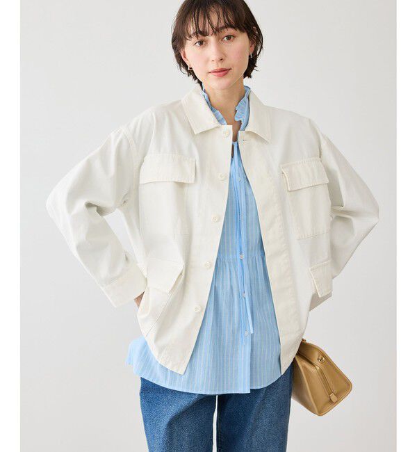 Rope&rsquo;Picnic「ミリタリーブルゾン」|ブルゾン・スタジャン|